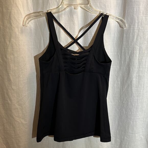 Lululemon Black Hot To Street Tank Top Size 4/6? - Picture 4 of 8